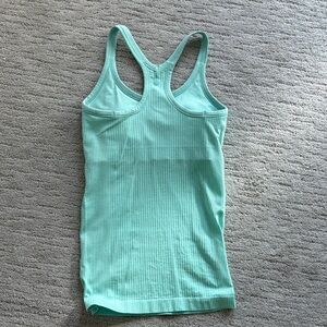 Lululemon Athletica Light Green Ribbed Tank Top